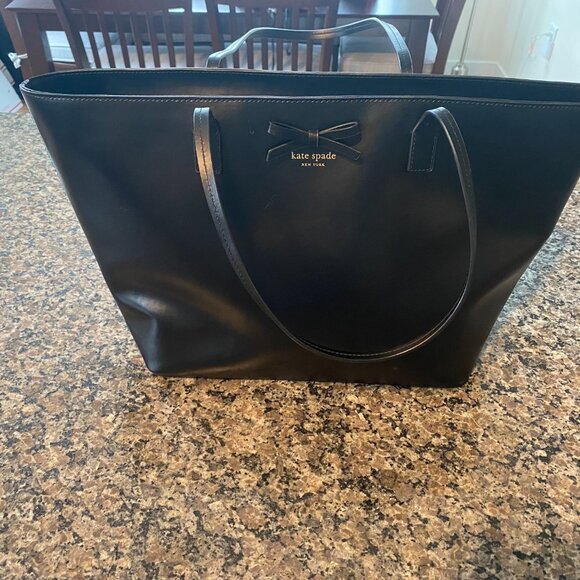 Kate Spade Large Tote (Black, Very Good Condition) - Picture 2 of 8